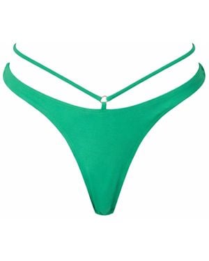 Belletage Swimwear The Ludmilla Bikini Bottom - Green