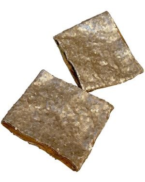 Romer Millinery Morphy Moldable Wrist Cuff Sequin Set Of Two - Natural