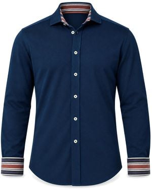 Koy Clothing Piqué Shirt - Blue