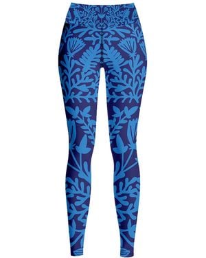 Jessie Zhao New York High Waist Yoga Leggings - Blue