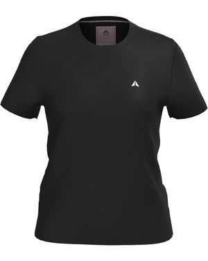 Aora Athletics Ultra-Light Eco-Friendly Performance T-Shirt For – Breathable Quick-Dry Lightweight Sustainable Athletic Top - Black