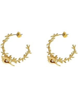 Pats Jewelry Garden Hoops - Metallic