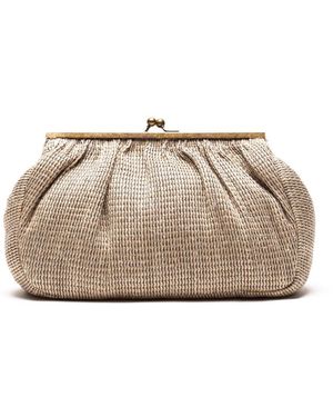 Danni Ro Neutrals Porto Clutch - Natural