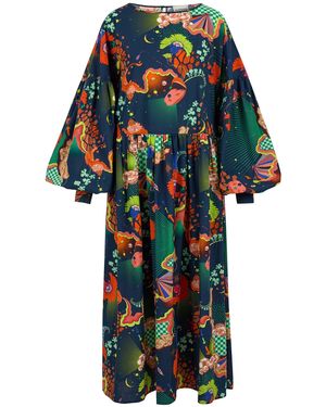 Klements Dusk Dress - Blue