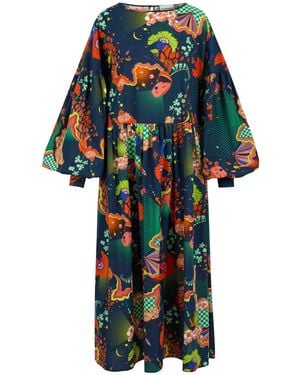 Klements Dusk Dress - Blue