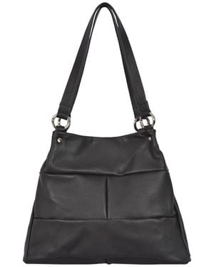 Owen Barry Shoulder Bag Leather Marlowe - Black
