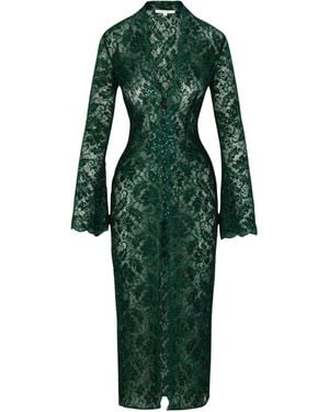 Empress Mimi Venus Lace Robe - Green