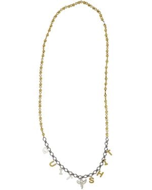 Vickisarge Quit Sh*T Necklace - Black