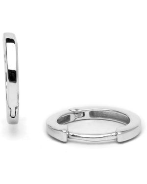 Kaizarin 9 Carat Huggie Earrings - Metallic