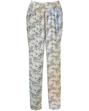 By Moumi Neutrals Raduwa Capri Jerrica Satin - Gray