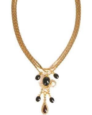 Caramel Vintage Jewellery Dawn Necklace - Metallic