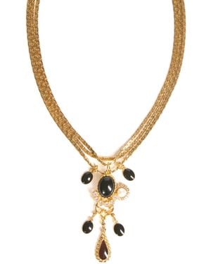 Caramel Vintage Jewellery Dawn Necklace - Metallic