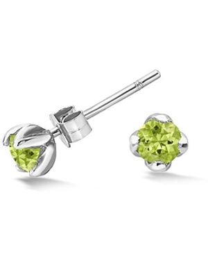Dower & Hall Peridot Orissa Studs - Green