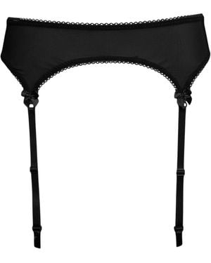 The Coolgirl Nyc Jane Garter Belt - Black