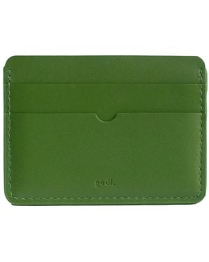 godi. Handmade Leather Card Case - Green