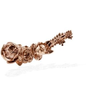 Lee Renee Rose Climber Earring Single - White