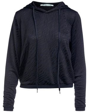 Conquista Hooded Long Sleeve Top - Blue