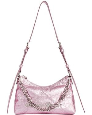Orange Cube Metropolitan Shoulder Bag - Pink