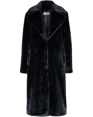 ISSY LONDON Amelia Maxi Coat Vegan Faux Fur - Black