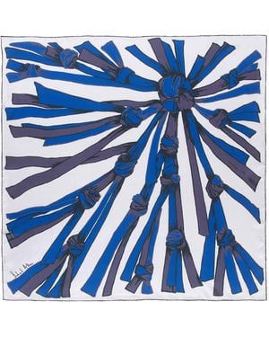 Richard Allan London Nexus Silk Scarf - Blue