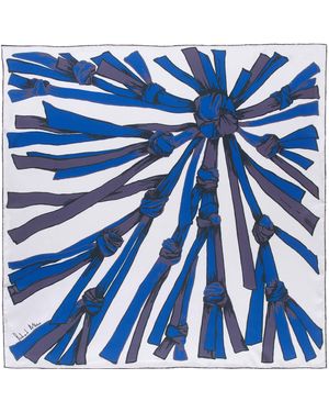 Richard Allan London Nexus Silk Scarf - Blue