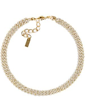 Adriana Pappas Designs Pave Curb Bracelet - Metallic
