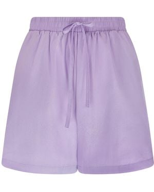 Lula-Ru Lucy Cotton Shorts - Purple