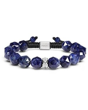 AWNL Ulfberht Sodalite Beaded Bracelet - Blue