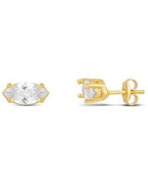 SHYMI Marquise Stud Earrings - Metallic
