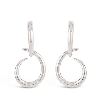 Dinny Hall Toro Drop Hoops - Metallic