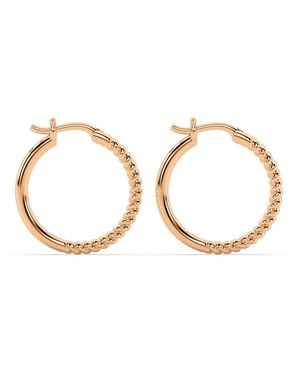 Oni Fine Jewelry Braided Everyday O-Hoop - Metallic