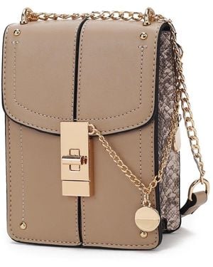 Mkf Collection - J'omor Neutrals Iona Crossbody Bag - Natural