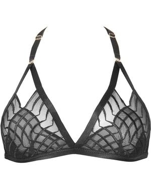 Reckless Wolf Rebel Soft Bra - Black