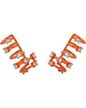 Lavani Jewels Togusa Ear Cuff - Orange