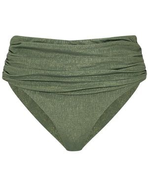 Leyla Maya Ltd Paloma High Waisted Bikini Bottoms - Green