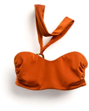 Duskitten Siren Of Nebula Bandeau Top - Orange