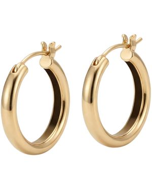 seree Classic Huggie Hoops - Metallic