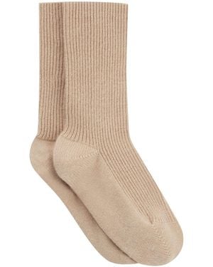 Loop Cashmere Neutrals Cashmere Sock - Natural