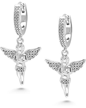 Nialaya Angel Earrings - Metallic