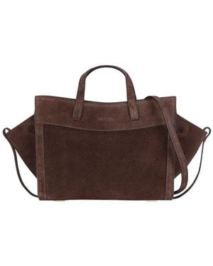 Saonara Brand Mini Shopping Chocolat Suede - Brown