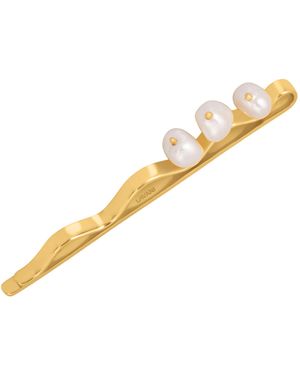 Lavani Jewels Rhea Pearl Hairpin - Metallic