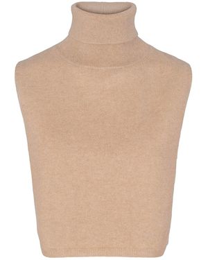 tirillm Helene Cashmere Bib, Light Camel - Natural