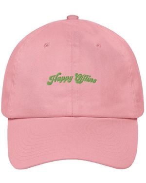 Quillattire Happy Offline Dad Cap - Pink