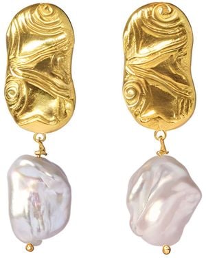 ASSUWA Hypatia Pearl Earrings - Metallic
