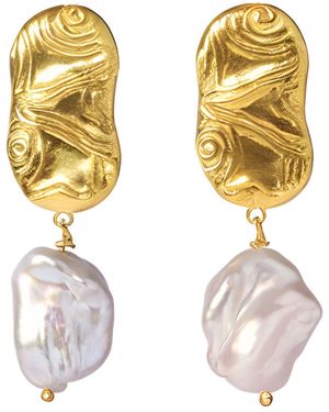 ASSUWA Hypatia Pearl Earrings - Metallic