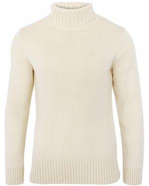 Paul James Knitwear The Fitted Submariner - Natural