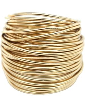 Marcia Moran Cluster Wire Wrapped Ring - Metallic