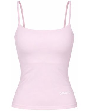 Cmmttd Soft Form Strappy Mid Tank - Pink
