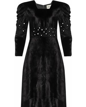 Transcend Mirror Dress Velvet - Black