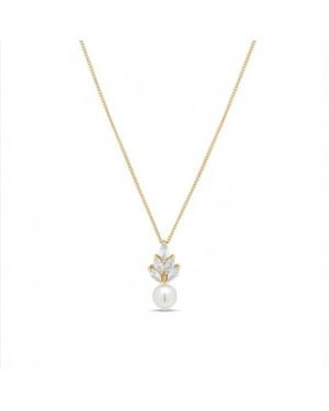 Stephanie Browne Australia Bocheron Pearl Pendant - Metallic